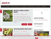 Tablet Screenshot of jablka.sk